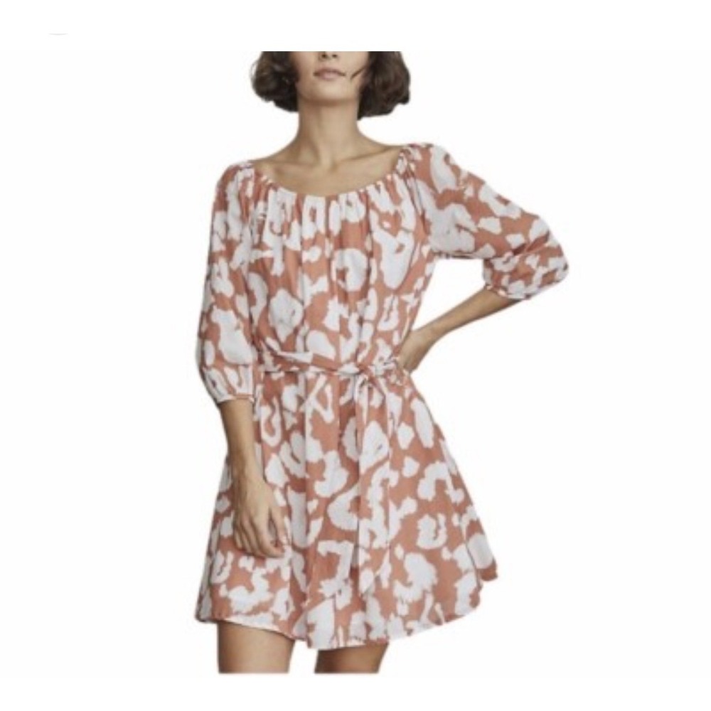 Elizabeth and James uptown tie dye waist Dress boho Art Deco Fairy Mini S